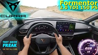 2023 Cupra Formentor 20 Tdi 4Drive 150 Ps Top Speed Autobahn Drive Pov