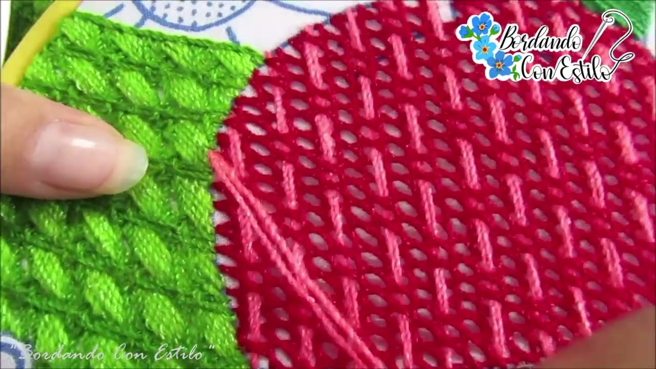 BONITA PUNTADA EN MANZANA