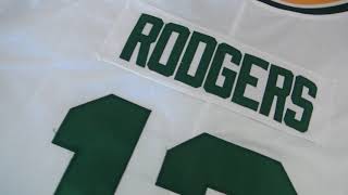 3 Green Bay Packers Jerseys 12 Aaron Rodgers Green  NFL  Jersey unboxing-jerseys.ru  review