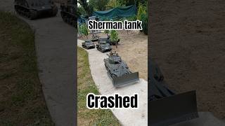 Sherman tank crashed #panzer #warthunder