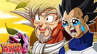 Vegeta Reacts To Old Man Gokus Last Day In Life