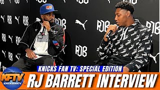 RJ Barrett Live Interview w/ Knicks Fan TV!