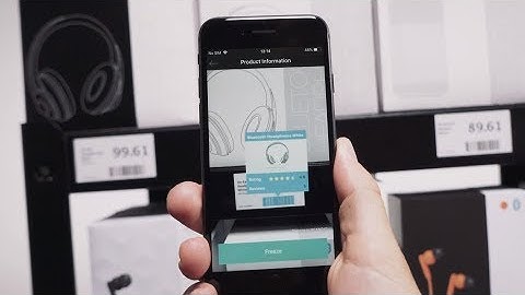 Scandit Augmented Reality Retail Product Information IOS