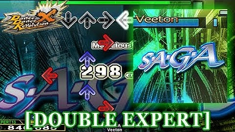 【DDR X】 S・A・G・A [DOUBLE EXPERT] 譜面確認＋クラップ