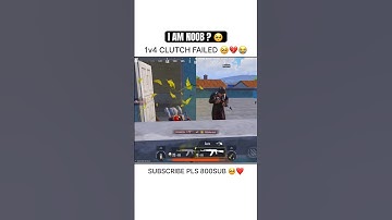 1v4 clutch failed 💔🥺😭 | #shorts #gaming #pubg #bgmi #youtubeshorts #shortsvideo #ytshorts #viral
