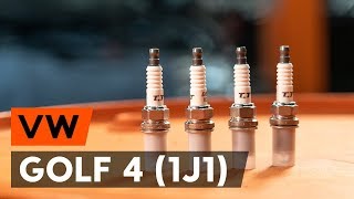 Kaip pakeisti uždegimo žvakės VW GOLF 4 (1J1) [AUTODOC PAMOKA]