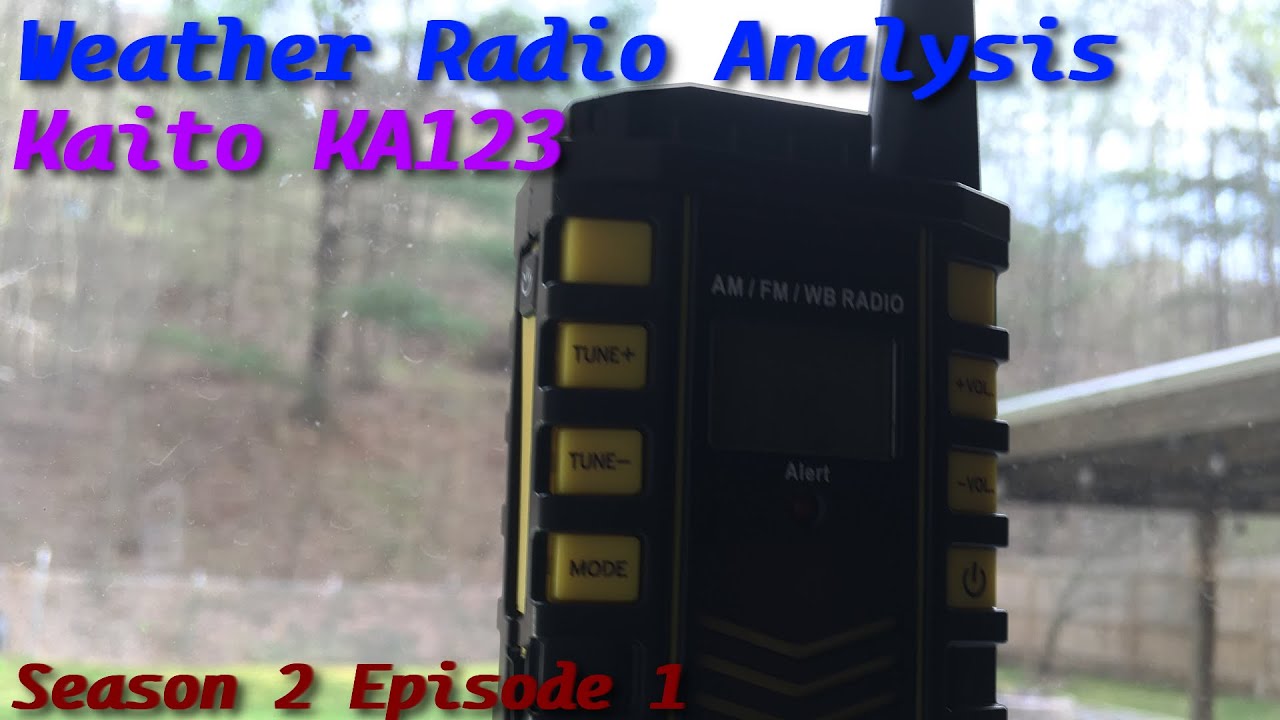 Weather Radio Analysis: Kaito KA123 - YouTube