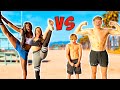 BOYS vs GIRLS EXTREME GYMNASTICS CHALLENGE