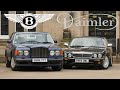 Bentley Turbo R vs Daimler Super V8 - British Luxury Battle! (1989 Bentley/1997 Daimler X308 Driven)