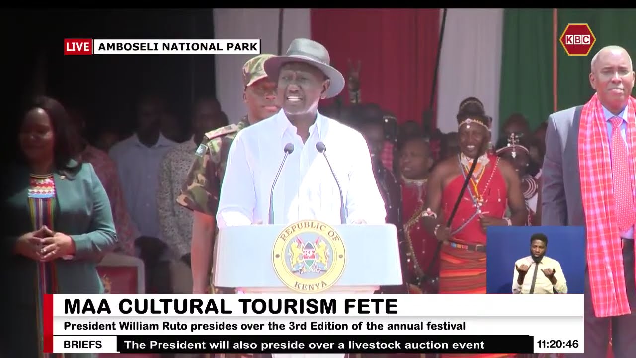 President Ruto transfers Amboseli National Park management to Kajiado County Govt