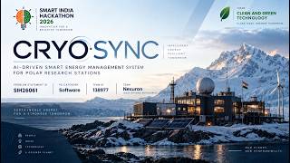 CRYOSYNC ❄️⚡ | AI-Driven Smart Energy Management for Polar Research Stations | SIH 2026