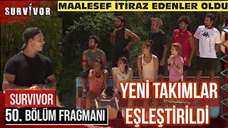 SURVİVOR 50.BÖLÜM FRAGMANI | HERKESİ BEKLEDİĞİ YENİ TAKIMLAR BELLİ OLDU | BİRLEŞME PARTİSİ..!