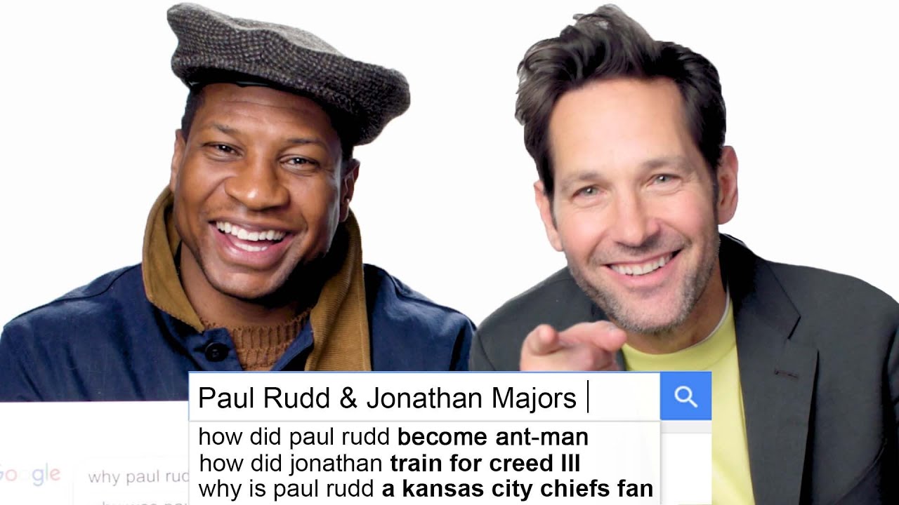 Paul Rudd & Jonathan Majors Answer the Web's Most Searched Questions WIRED