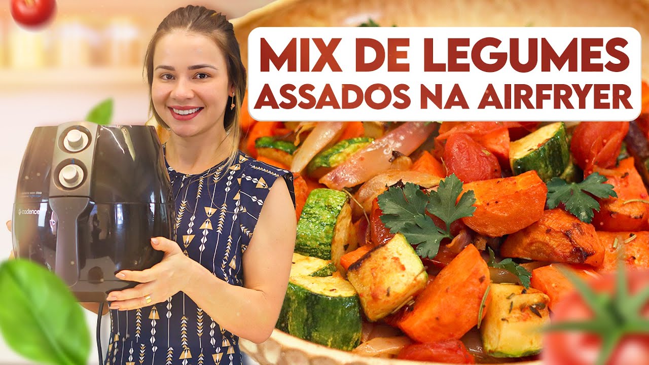 Como assar legumes na Airfryer