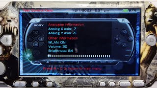 Top 3 PSP programs for Testing Keypad Buttons Audio Sound Pixel Display Battery P-TESTER keys test