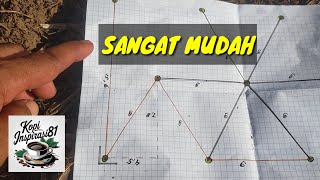 Cara Pancang Sawit Mata Lima Dan Harus Siku