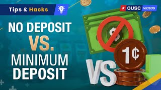 Online Casino Tip: Making a Minimum Deposit is Better than a No Deposit Bonus