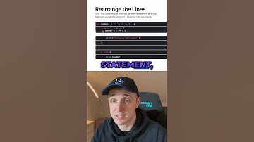Rearrange the Swift Code #3 #shorts #swift #swiftui #ios #xcode #programming #coding #codingquiz