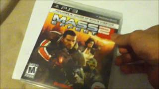 Mass Effect 2 PS3 Unboxing Playstation 3