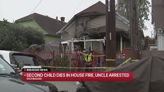 2nd child dies in Richmond house fire, uncle arrested