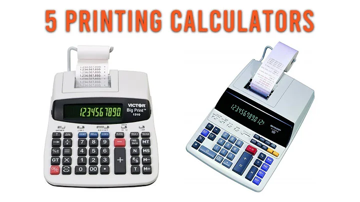 The Best Printing Calculators : Top 5 Printing Calculators Reviews