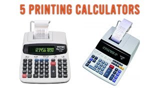 The Best Printing Calculators : Top 5 Printing Calculators Reviews