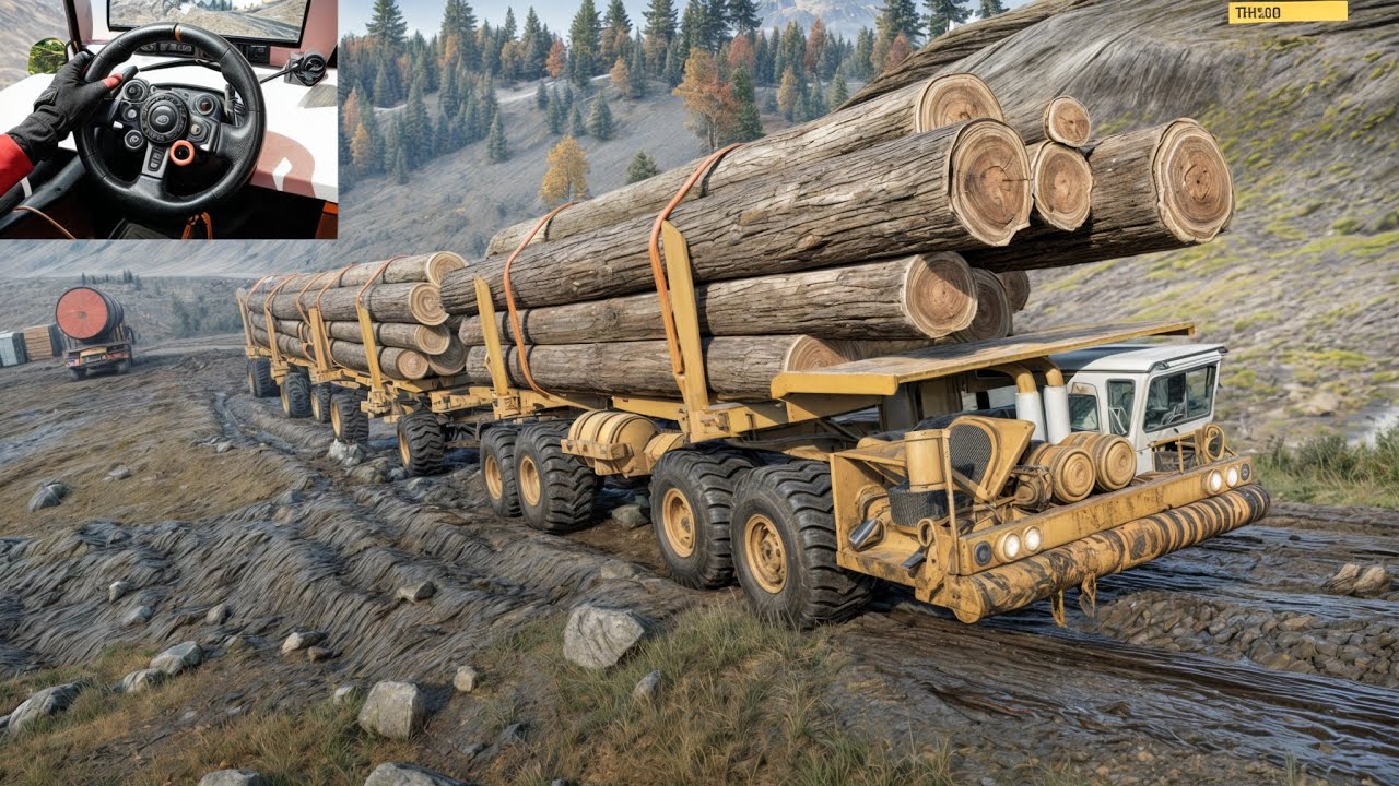 Ultimate Logging With Z2 Log Servant on Difficult Forest | SnowRunner ...