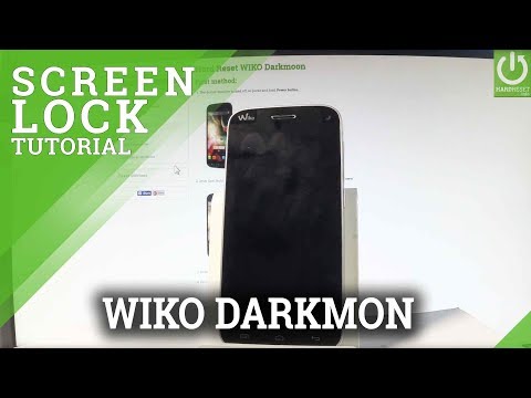 How to Set Screen Lock in WIKO Darkmoon - Screen Lock Settings