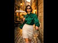 Elegance in Motion : Elegance Skirt and Blouses Outfit #modastreetstyle #dailyfashionideas #beauty