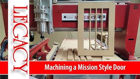 Machining a Mission Style Door