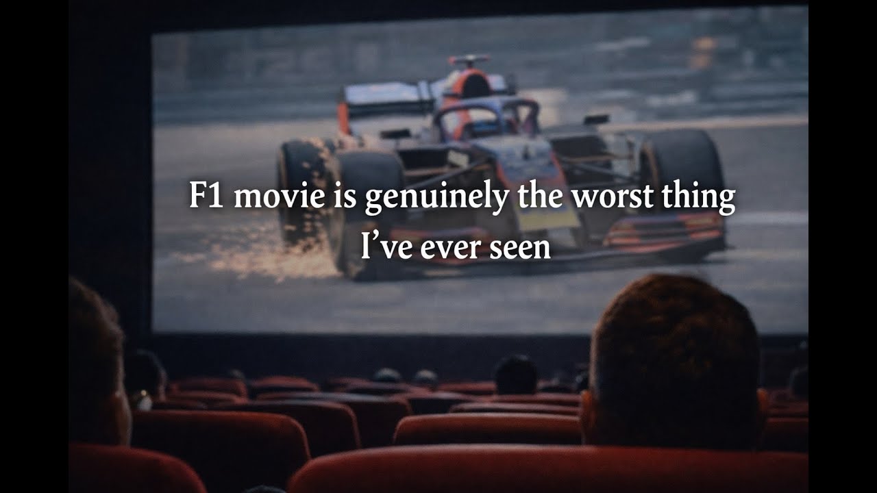 F1 movie is genuinely the worst thing I’ve ever se