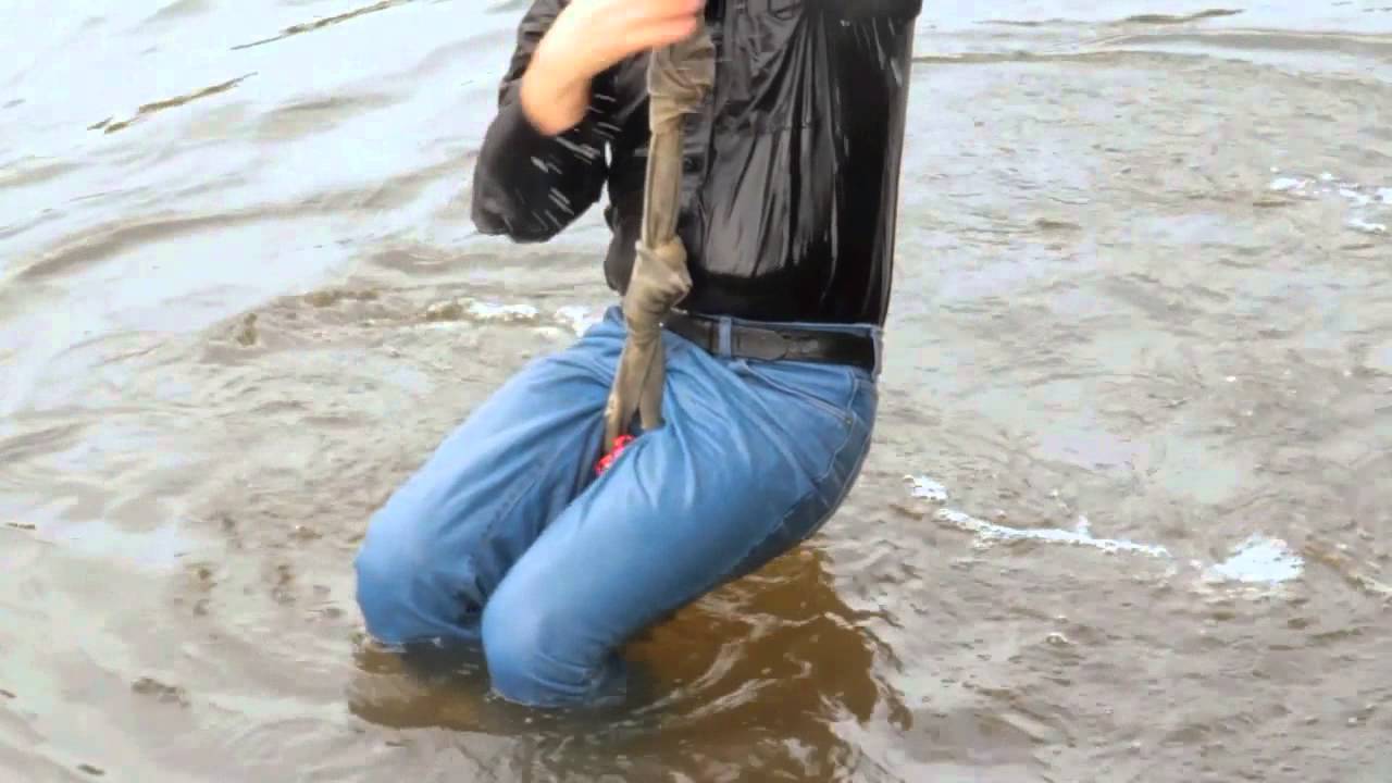 Water Fun in River full clothed