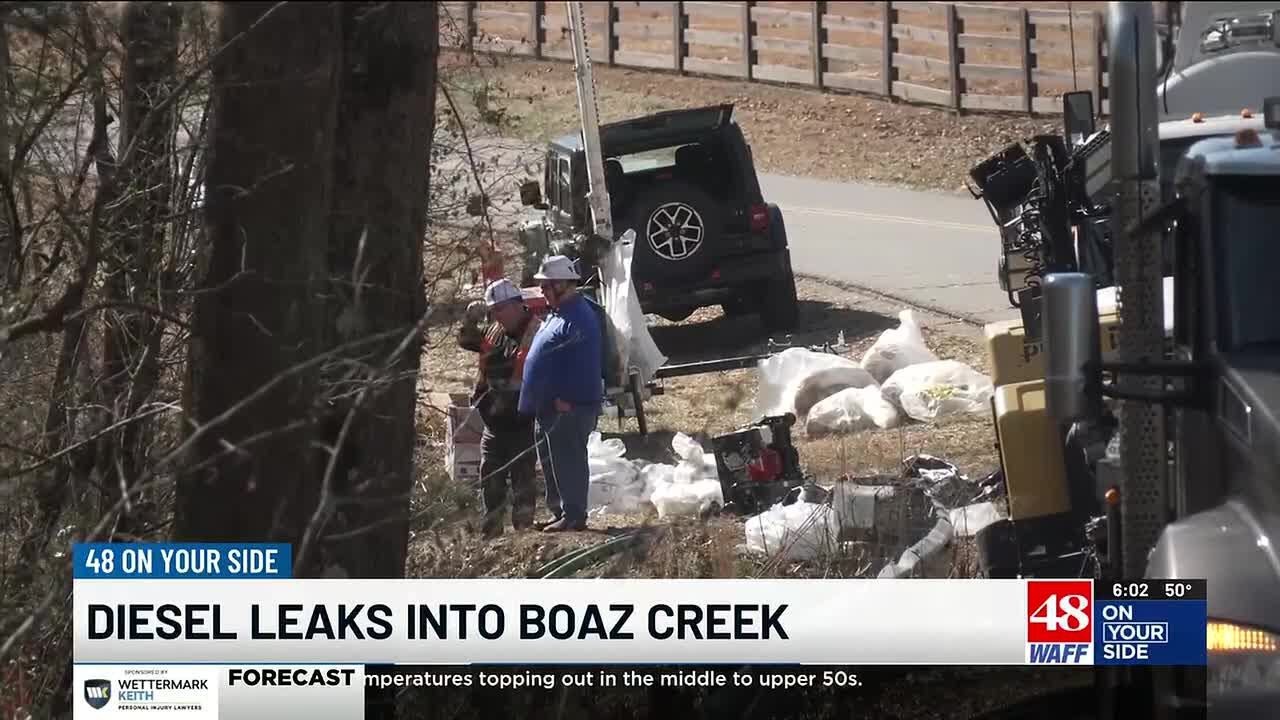 ADEM issues statement after diesel fuel spill at Boaz facility - YouTube