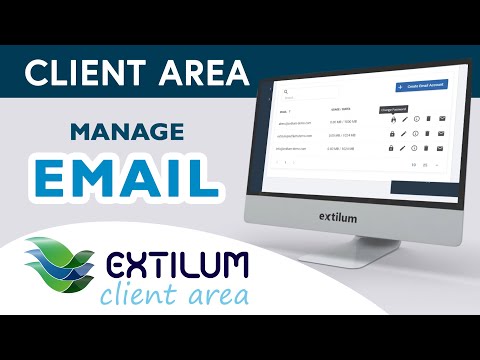 Manage Email - Extilum Client Area
