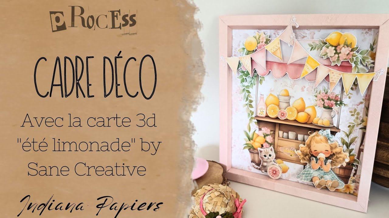 Process cadre déco avec la carte 3D 