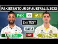 Pakistan vs australia 2nd test match day 1 session 3 live commentary  pak vs aus live