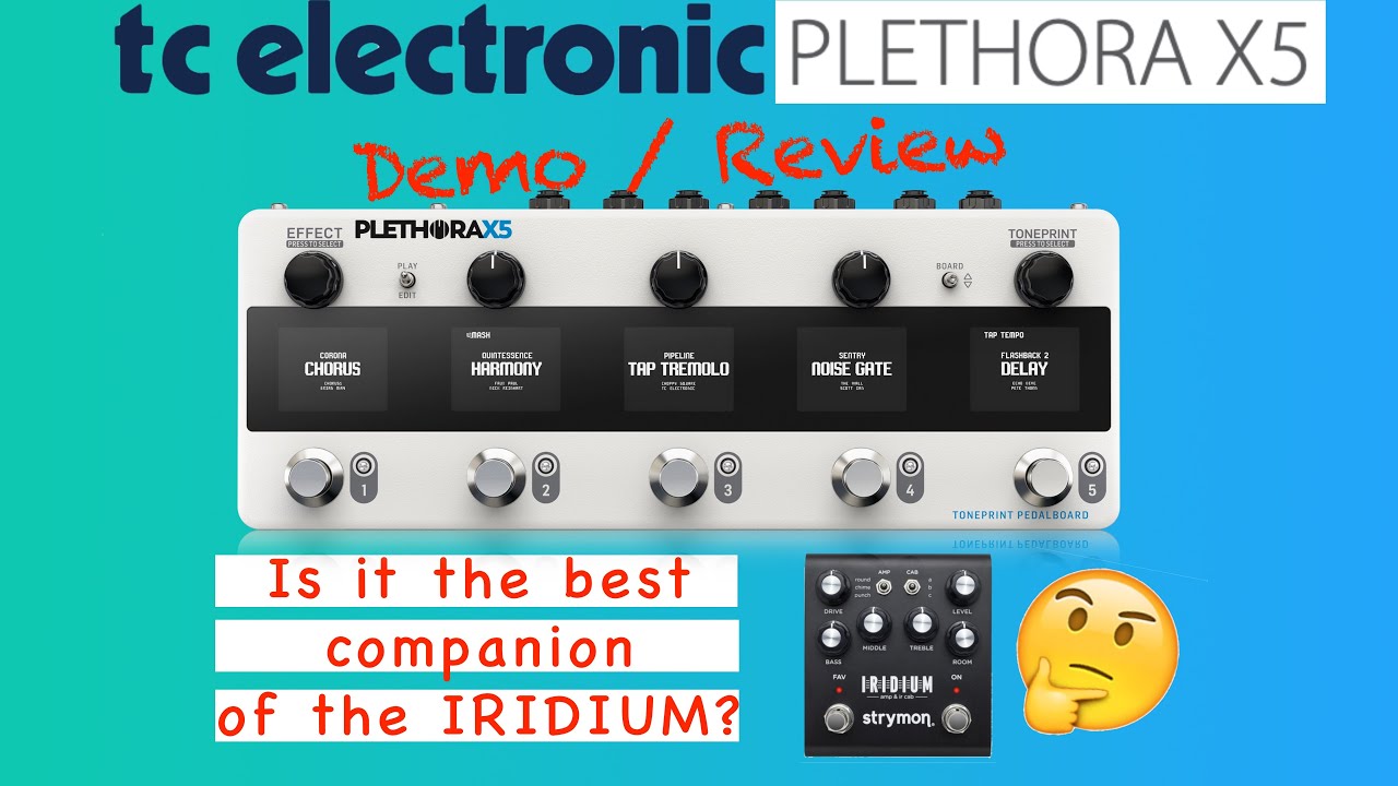 TC ELECTRONIC PLETHORA X5: Demo & Review | Amp-less pedalboard with the
