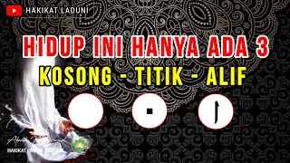 Viral👉Ilmu Makrifat Tingkat Tinggi/Hidup  Haqikatnya Hanya 3 -Kosong-Titik-Alif (Abah A Ali Hasan)