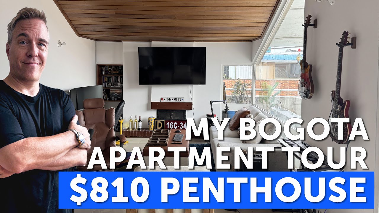 Living in Luxury: Bogotá Penthouse Tour for Just $810/Month!