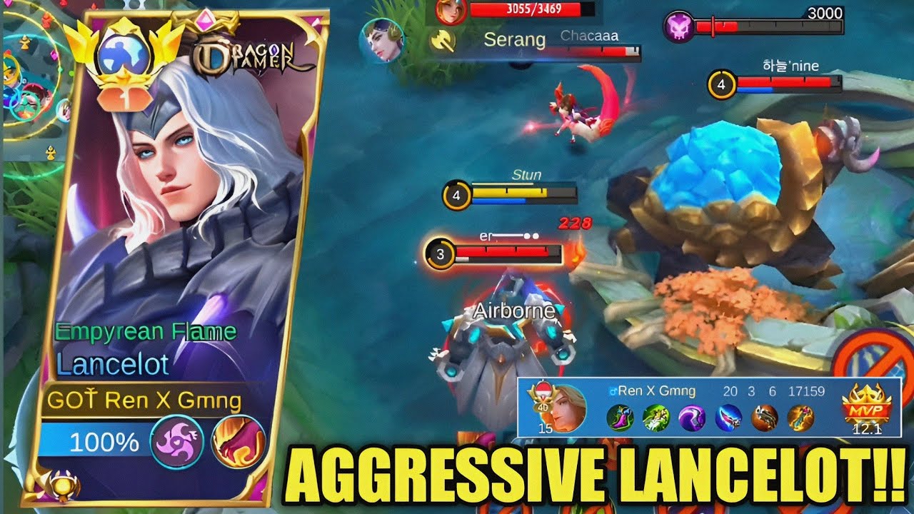 Cara Main Lancelot Lawan Hyper Gusion!! Aggressive Lancelot🔥 | Perfect ...