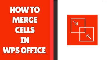 Cellen samenvoegen in WPS Office Writer