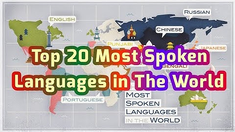 Top 20 Most Spoken Languages in the World by Native Speakers | Arivu Selvan