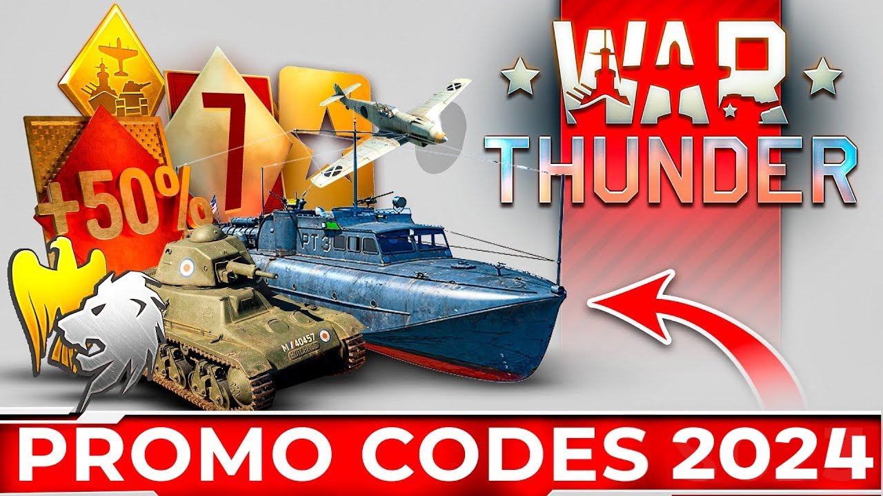 Code for WAR THUNDER 🎁 Free golden Eagles, Premium, Vehicles for new