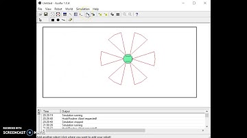Simulador de robot Azolla. Ejemplo 1