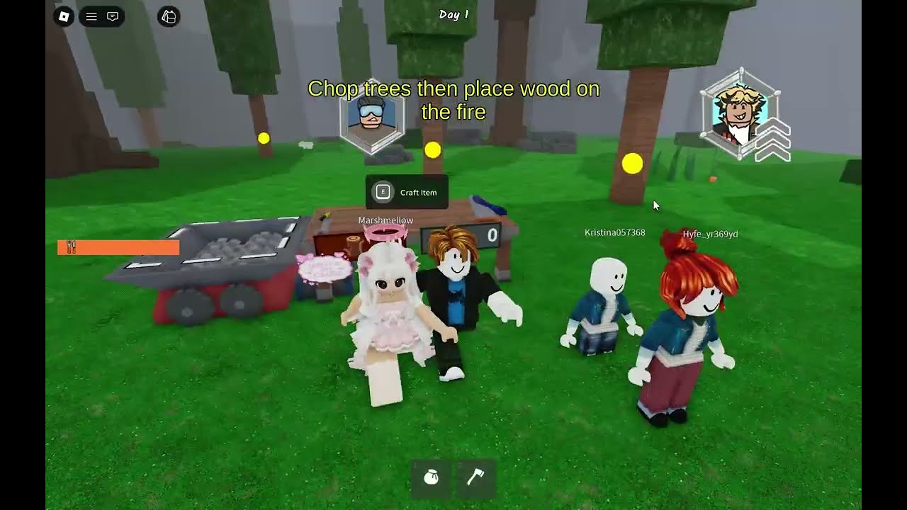 Playing 99 NIGHTS IN THE FOREST With Randoms... (bad idea)