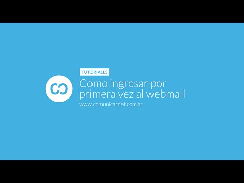 Como ingresar por primera vez al webmail - Comunicar