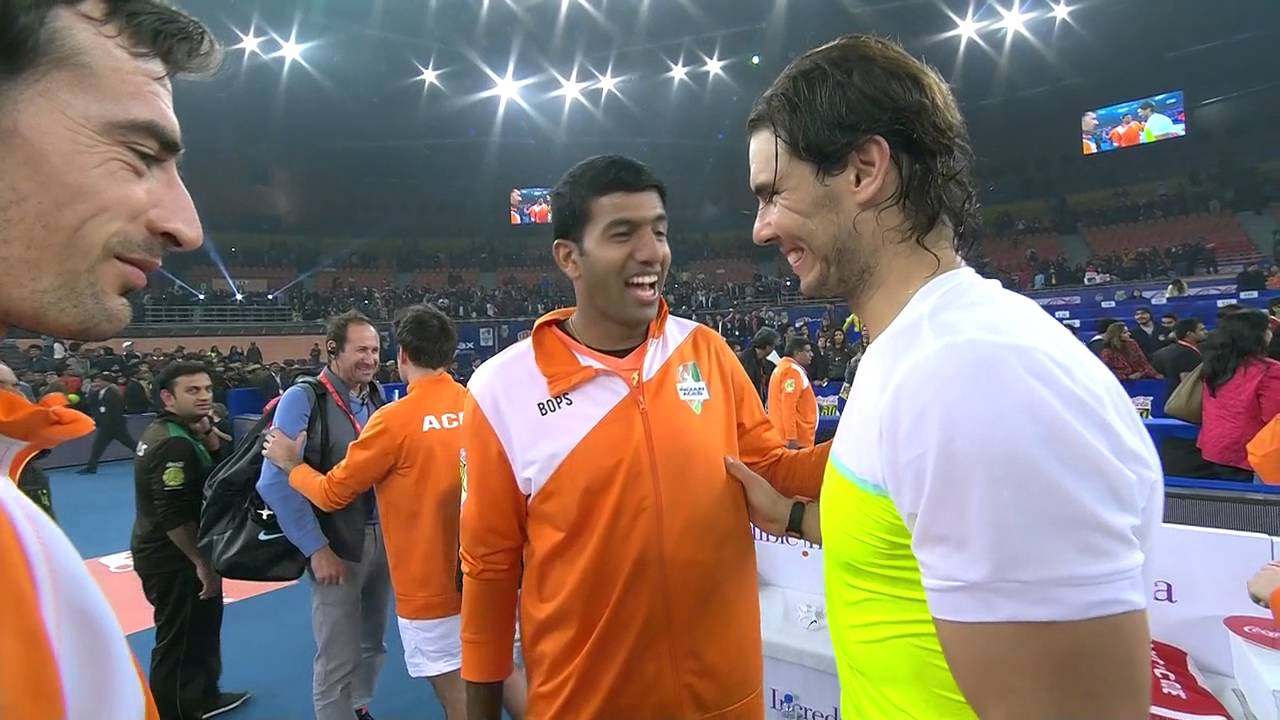 Rafa with team members, Delhi 12 Dec. 2015