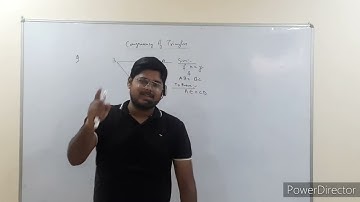 Congruency of Triangles part -3 Class 9th