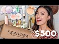 HUGE $500 SEPHORA HAUL | Trendy Makeup Brands & Home Goods!