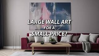 How to Get HUGE Swappable Wall Art Without Spending a Fortune
